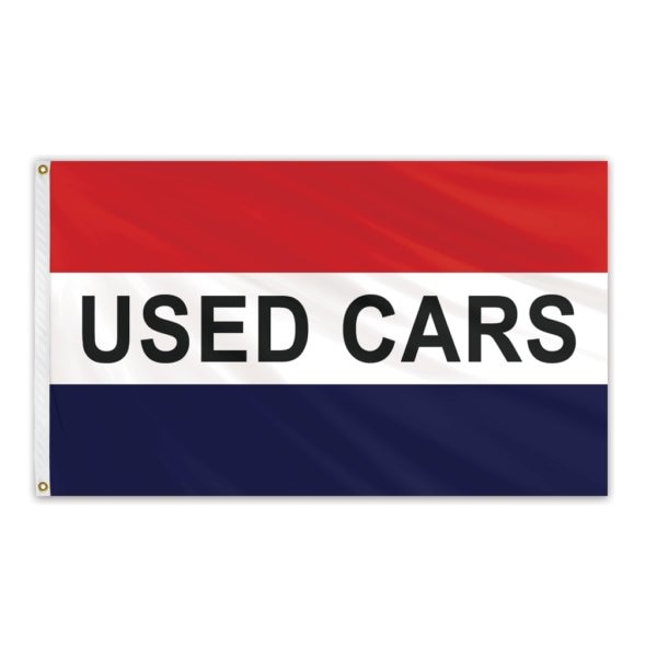 Global Flags Unlimited Used Cars Message Flag 3'x5' Standard Flag 204583 - main